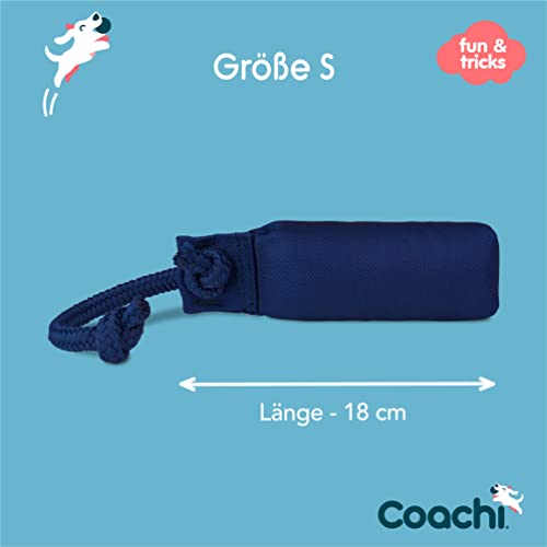 Coachi Canvas Training Dummy, schwimmt, weites Werfen, klassisches Apportierspielzeug, Jagdhund- und Welpentraining. Hundezubehör. Für kleine Hunde und Welpen