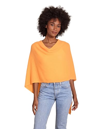 Image of CLAUDIA NICHOLE Womens 100% Cashmere Dress Topper - Cashmere Poncho Wrap