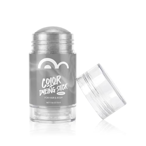Bastón de Cera para Cabello con Brillo Plata 33g