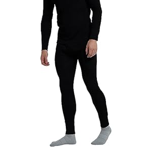 Mountain Warehouse Mens Merino Thermal Base Layer Trousers – Lightweight Pants, Antibacterial, Breathable Bottoms – for Camping in Winter