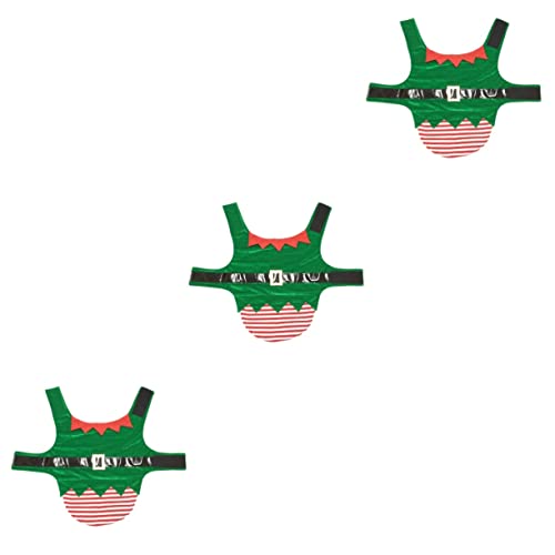 Costume de noël pour chiot en lot de 3 pièces douces