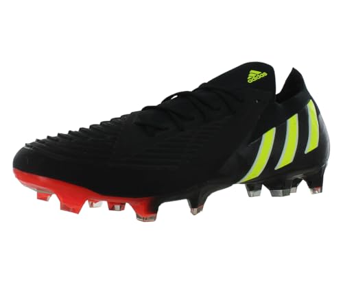 Image of adidas Predator Edge. 1 Low Firm Ground Mens Soccer Cleat in Black