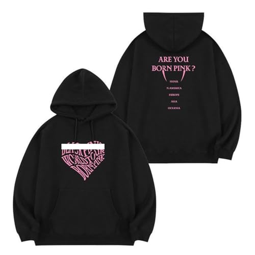 BLI-NK Album Born Pink Sudadera con capucha K-pop Support Impreso Merch Sudadera 2023...