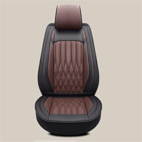 Housse de siège voiture en cuir PU marron pour Chevy Spark et Ssangyong Rexton