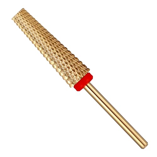 Brocas de unhas 5 em 1, brocas de carboneto de tungstênio de 3/81 cm com rotação bidirecional, broca