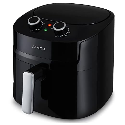 NETTA Adjustable Temperature Control and Timer Air Fryer 7.2L
