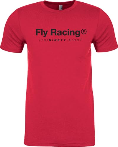 Fly Racing 354-0316S Fly Trademark Tee Red Sm
