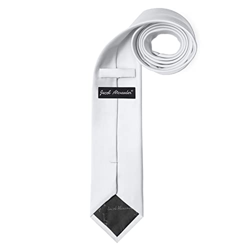 Image of Jacob Alexander Men's Extra Long Solid Color Tie