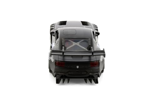 Ford Mustang GT3 modelo 1:24 diecast negro miniatura 6