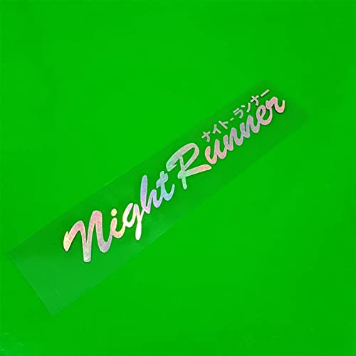 XIAOZHIWEN Autocollants de Voiture Autocollants de Pare-Brise Avant Stickers Night Runner Stickers Corps Convient Compatible avec Universal GM Most Modèles hnxzw Cover