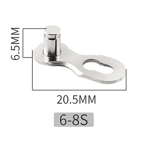 WUDQIJI Bicycle Missing Link Bicycle Chain Link 8 works Chain Lock 8 Speed Bicycle Chain Link Quick Link for 6 7 8 Speed Chain (8 Speed) - Image 4