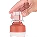 Condiment Spray Bottles, Portable Spice Jar Tight Sealing Plastic Container, for Ketchup Mustard Mayo Hot Sauces Olive Oil Honey BBQ Sauce Syrup (Color : Black)