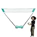 Portable Volleyball Net with Stand,Foldable Volleyball Tennis Gear - Portable Badminton Net Sets - for Backyard Driveway Beach Outdoor Indoor Tennis Courts Games Parties Family Vacations