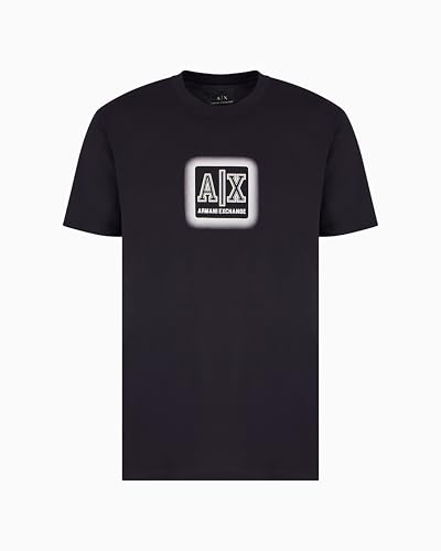 Armani Exchange Men's Spray Paint Ax Logo Tee