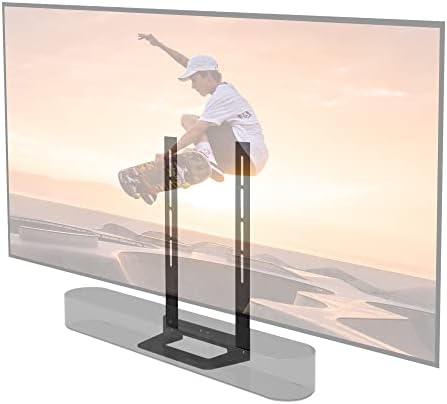 Soundbass Beam TV Mount, Compatible with Generation 1 & 2 Sonos Beam Mounting Bracket for TV, Black, Full Hardware Kit Included, Beam Soundbar