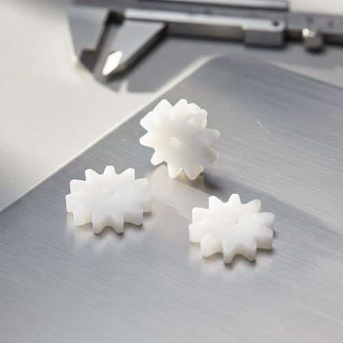 MotiveTech 5 Pieces 2mm Bore Gears DIY Gear Set Model Parts for Hobbyists, 15T, Regular — view 2