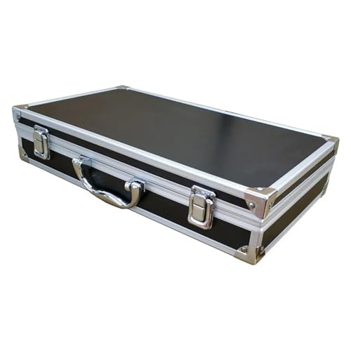 HUNTFF Portable Tool Box Aluminum Hard Case Portable Display Case Tool Case Portable Display Case Portable Equipment Tool Casefor Tools and Small Parts Tool Storage Organizer