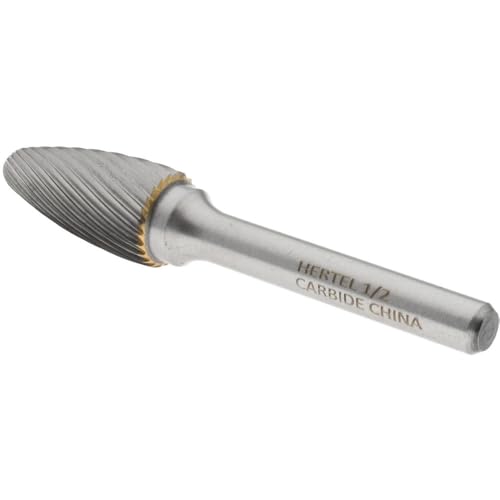 Fresa abrasiva Hertel SF-5, 1/2 pulg diámetro corte, árbol con extremo redondeado miniatura 3