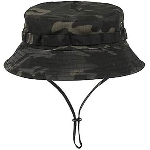 RALSPEC Black Camouflage Bucket Hat for Outdoor Use Cover