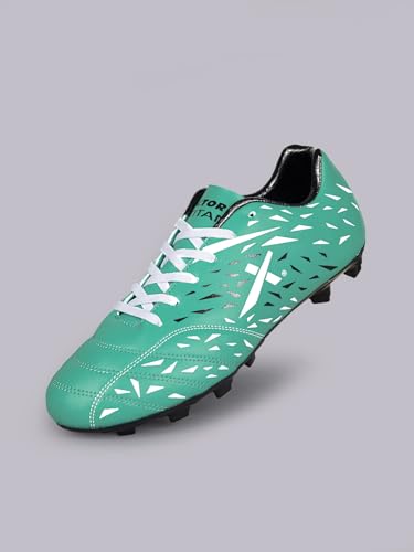 Image of Vector X Titan Football Shoes for Mens| Faux Leather Upper with PVC Sole | Sports and Athletic Footwear Comfortable Football Shoes /Football Studs
