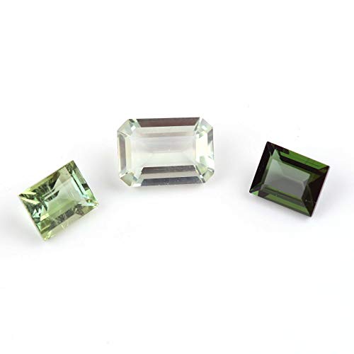 Tourmaline africaine de taille émeraude calibrée pour éviter les défauts de sertissage