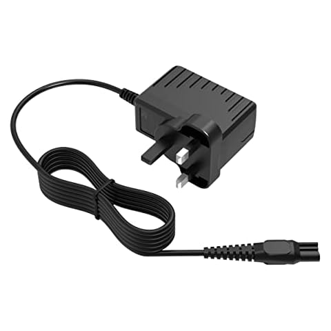 Replacement Shaver Charger Fit for Manscaped Lawn Mower 3.0/2.0 Electric Groin Hair Trimmer Power Adapter Supply Cord Cover