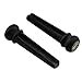 Musiclily Ebony Acoustic Guitar Bridge Pins End Pins for Taylor Martin Folk Guitar Replacement,Black with 4mm Pearl Shell Dot(Pack of 6)