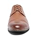 SILENTCARE Men's Oxford Brown Dress Shoes Formal Business Comfortable Classic Wingtip Lace Up Shoes