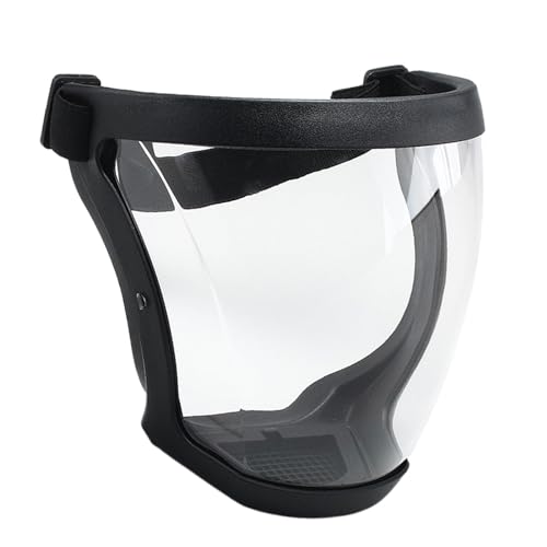 Monozoz Masque de protection intégral du visage anti-buée avec sangle réglable - Équipement de protection de sécurité pour frapper l' sur le lieu de travail