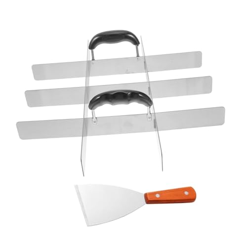 Healifty 2 Piezas Divisor de Pastel de Acero Inoxidable con Marcador de Porciones Cortador de Masa y Separador para Tartas Tiramisú y Arroz Herramienta de Repostería para Rebanadas y