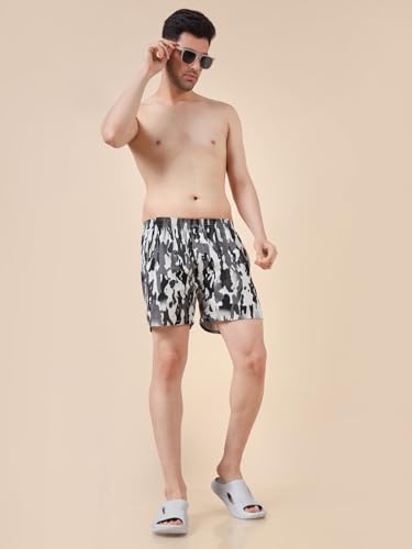 Image of Urban Scottish Ultra-Comfortable Men's Boxer Pants (Pack of 4), 100% Cotton with Stylish Print, Soft & Stretchy Elastic Waist Band, Dynamic Movement & Hardwearing Stitching,Breathable Gentle Snug Fit
