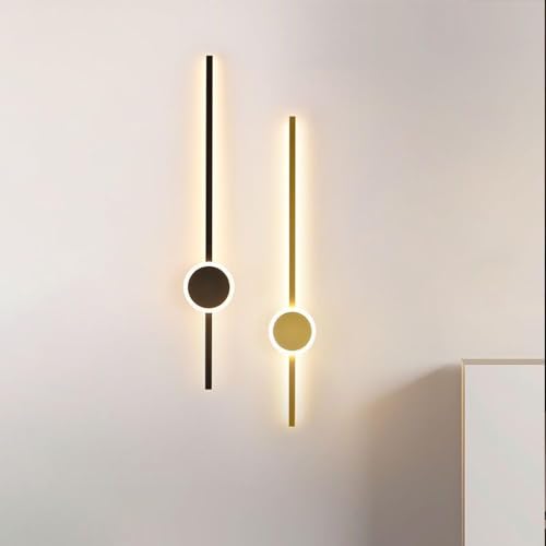 Aplique de pared lineal LED con mando para salon modern strip 4