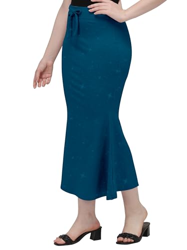 Image of Mehrang Stretchable Shimmer Saree Shapewear Petticoat for Women, Skirts for Women,Shape Wear Dress for Saree