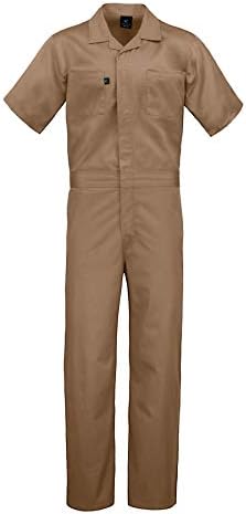 Deluxe Short Sleeve Cotton Rich Coverall with Multi Pockets