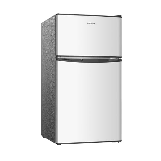 BANGSON Mini Fridge with Freezer