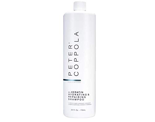 Peter Coppola a-Keratin Hydrating & Repairing Shampoo 24 oz. - Repairs Damaged Hair - Strong Healthy Hair - Hydrates and Nourishes - Keratin Infused Shampoo