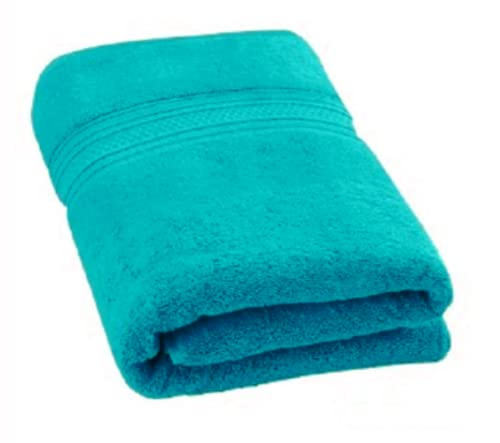 THE TEXTILE COMPANY Luxury Super Bath Sheets 100% Organic Egyptian Cotton Size 80x200 cm- Extra Large Quick Absorbent Bathroom Jumbo Towels 600 GSM Pack of 1 (TEAL)