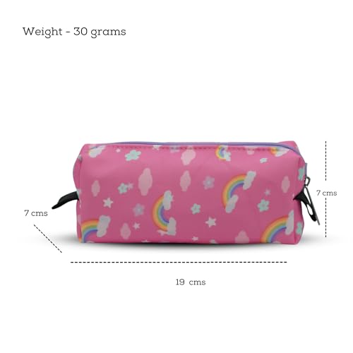 Image of VISMIINTREND Unicorn Pre Printed Stylish High-Capacity Stationery Bag - Perfect for School, College, Travel, Cosmetics and Office Supplies