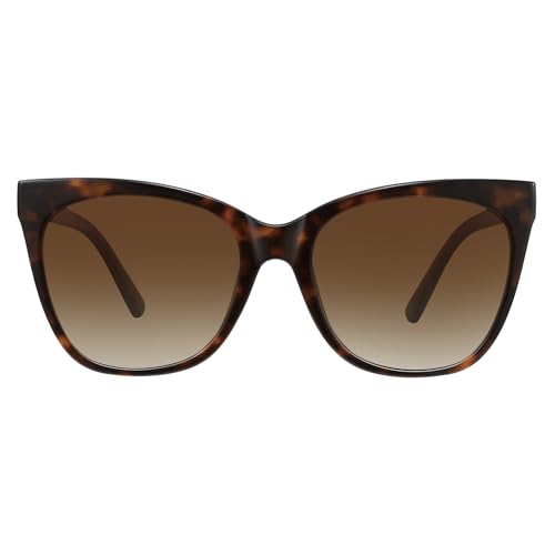 WOWSUN Large Polarized Cat Eye Sunglasses for Women
