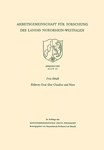 Diderots Essai über Claudius und Nero (German Edition)