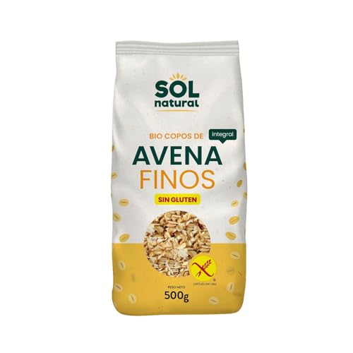 Sol natural - Copos de avena finos, sin gluten 500 gram