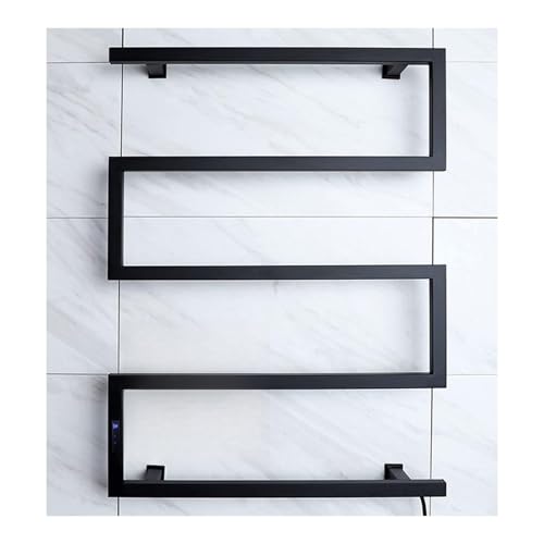 Rejilla calefactable de acero inoxidable con diseño de 5 capas para un baño sofisticado 2