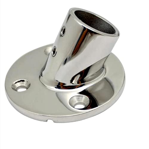Base de pasamanos para barco de 22mm que evita la vibración en cubiertas inclinadas