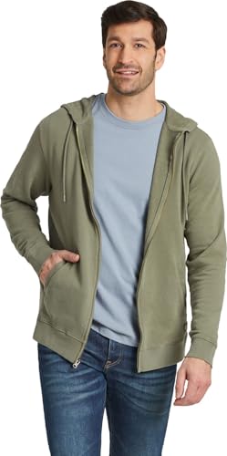 Life is Good - Mens Solid French Terry Zip Hoodie Hoodie