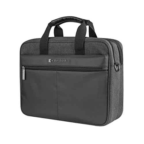 Dynabook Laptoptasche Toploader - Extra große 14 Zoll Laptoptasche mit 2 großen Taschen für Businessbedarf - Multifunktionstasche mit schützendem Laptopfach - Wasserabweisend 600d Polyester