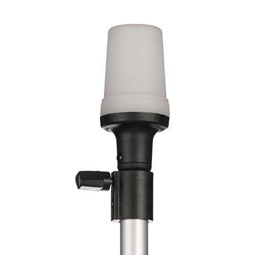 Attwood 5610-48-7 Telescoping Pole Light, All-Around Light, Height-Adjustable 26-42 Inches, 2 Mile 360-Degree Visibility #TOP1