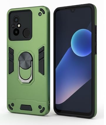 Image of Armor Kickstand Defender Back Cover case Mobile Cover for Poco C55 / Redmi 12C