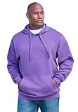 KingSize Men's Big & Tall Fleece Pullover Hoodie - 10XL, Vintage Purple