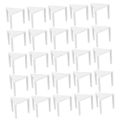 FUNOMOCYA 100pcs Tripod Stands Pizza Holders for Takeaway Prevents Adhesion and Crush for All Easy to Use Boxes