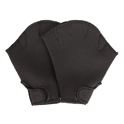 1 Par De Guantes De Natación para El Agua Paleta De Fitness Acuático Manopla Sin Dedos Guantes para Herramientas De Mano para Entrenamiento De Resistencia A La Natación Guantes De Natación De